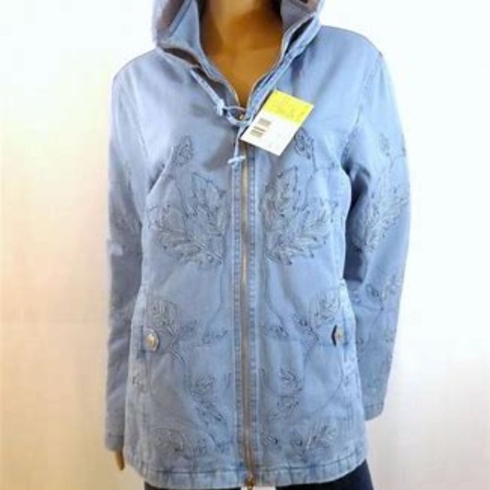 Denim Fall/Spring Jacket blue